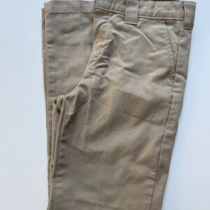 Dickies Flex Pants, Boys, Size 14, Tan